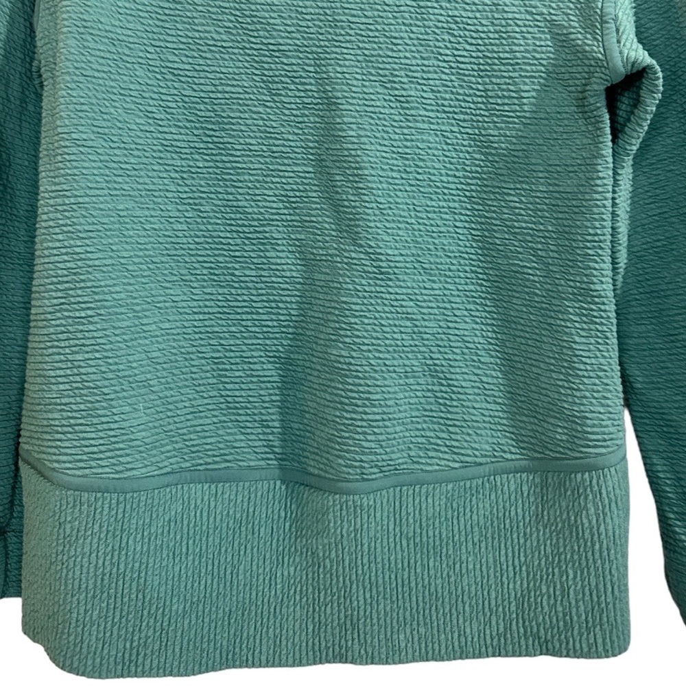 Lululemon On Repeat Mock Neck Pullover Sweater Green Smoke Size 4 - Picture 9 of 14